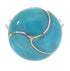Turquoise Southwest Silver Jewelry Ring Size 6-3/4 YS63403